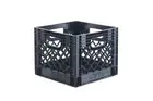 Hudson 13 x 13 x 11" (16 Quart, 4 Pack) Mesh Milk Crate Storage Container