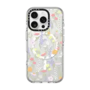 iPhone 16 Pro Clear Case MagSafe Compatible cute little floral / pastel flowers pattern