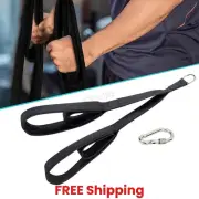 Tricep Rope Cable Attachment Two Lengths Built in Pulldown Rope Gym Accessories
