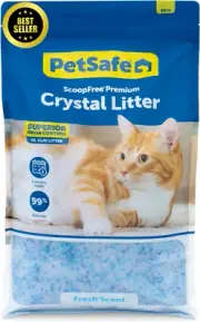 ScoopFree Premium Crystal Cat Litter 3.6kg Fresh Scent Odour Control Bag