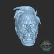 Multiverse Zombie Tony Stark custom head 4" 6" 7" 12" Marvel action figure