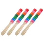 2 Pairs Rhythm Teaching Hand Percussion Instruments Child Sticks Kit