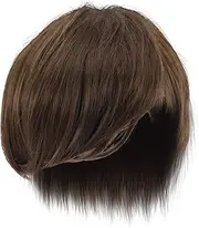 WRITWAA Men Short Decorative Hairpiece High Temperature Wig for Cosplay Festivals Parties Look Comfortable Fit Durable Material Washable Safe for All Occasions