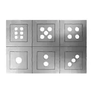1 Set Welding Practice Dice Kit Beginner Dice Welding Coupons Welding Training