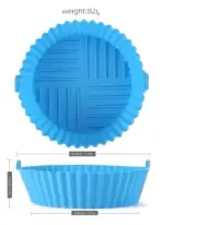 1 Pc Silicone Air Fryer Tray... BLUE