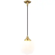 Brass Pendants Lights White Matt Balls Glass Polished Period Lighting Spheres