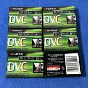 6 Fujifilm DVC Mini DV Digital Videocassette SP 60 Min LP 90 Min NEW Sealed