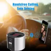 Dual USB Ports Bluetooth Compatible 4.2 FM Transmitter Player MP3 Wireless D0H0