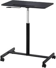 Luxury Overbed Table Overbed Bedside Table Lap Desk for Laptop and Writing Medical Bedside Table Height Adjustable Standing Desk Overbed Table with Wheels Portable