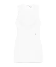 Elisabetta Franchi Bodice And Floral Charm Crêpe Dress IT46 White