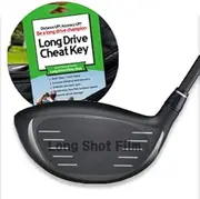 Long Drive Cheat Key Anti Slice & Hook Golf Film Protector - Non Slicing Increase Distance Reduce Spin Straight Shot Club Protect Golf Accessories