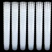 100Pcs 100ML Plastic Graduated Measuring Beaker Set, Clear Liquid Measuring Mixi
