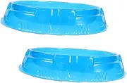Vaguelly 2pcs Gyro Match Board Round Gyro Game Tray Versatile Training Stadium for Friendly Competitions and Practice Safe Wear Resistant Design for Endless Fun