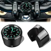 "7/8"" Motorcycle Clock Dustproof Quartz Clock Aluminum Alloy Handlebar Motorcycle Waterproof Timetable Universal Clock Ha"