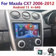 4-64GB Wireles Carplay Android13 For Mazda CX7 2006-2012 Car Stereo Radio GPS BT (for: Mazda)