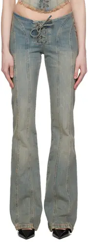 Lara low-rise flared jeans 29 Gray