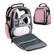 USA GEAR Backpack for VR Headset Compatible with Oculus Quest 2 Gaming Headset