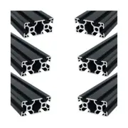 6PCS T Slot 3060 Aluminum Extrusion 39.3 Inch,European Standard Anodized Line...
