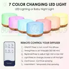 Aroma Aromatherapy Diffuser LED Oil Essential Ultrasonic Air Humidifier Purifier