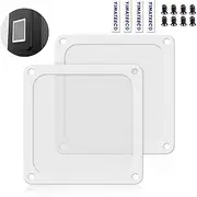 YIMATEECO 120mm Fan Filter PC Dust Filter for Computer Cooler Fan/PSU/Routers PVC 50 Mesh, Magnetic Frame Dustproof Case Cover Fan Grills (PVC, 120 * 120mm, 2pcs, White)