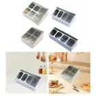Spice Rack Organizer Condiment Jar Holder Kitchen Storage Multipurpose Stand for