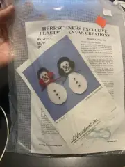 Herrschners Plastic Canvas Kit 57-7337 Bowling Snowmen