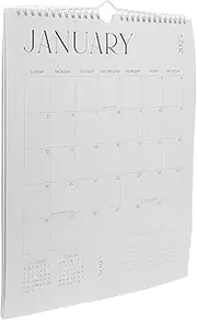 Tofficu 2025 Wall Calendar, 18 Months Calendar from Jan. 2025 To Jun. 2026, Vertical Calendar for Home School Planning and Organizing