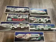 7 Brand New Hess Trucks 1990's-2000's