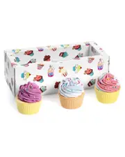 Di'Myoor Unisex Luxury Cupcake Bath Bomb Gift 3pc Set