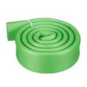 1" ID x 3/16" Thick 3.3ft Green Foam Grip Wrap Closed Cell Foam Tubing Non-slip