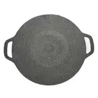 Black(30cm)Korean Grill Pan With Non Stick 6 Layer Coating Round BBQ Griddle JJ