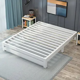 【免運】北歐鐵床鐵架床1.8米雙人床簡約現代歐式鐵床1米單人床鐵架床1.5 特價出 可開發票