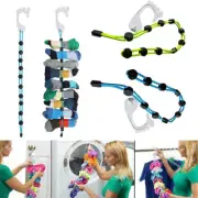 Sock Laundry Helper Storage Hangers Closet Organizer Easy Clips Locks Sock