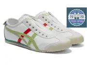 Onitsuka Tiger MEXICO 66 SLIP-ON 1183A360 129 White/Jade Unisex Canvas Shoes