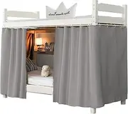Navhao 2 Panels Dorm Home Solid Thicken Bunk Blackout Bed Curtains Cloth Bed Canopy Students Single Sleeper
