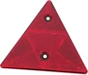 Triangle Sign for Cars Reflective Road Safety Sign Durable Weather Resistant High Visibility for Low Light Conditions Easy Installation with Pre Drilled