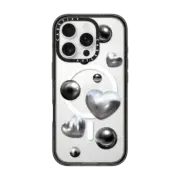iPhone 16 Pro Impact Case MagSafe Compatible Chrome Love