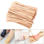100PCS ooden Wax Sticks Hair Removal Waxing Applicators for Salon
