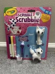 Crayola Scribble Scrubbie Pets 2-pack cats, Fiona and Missy, washable figurines