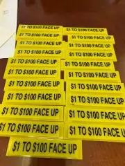 BV Insert S Plus $1's to $100's Face Up (Brand New)