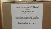 KIP 7100 Toner Non Genuine Black 2 cartridges per box