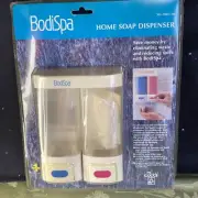 BodiSpa Home Soap Or Shampoo And Conditioner Or Lotion Dispenser Wall Mounted