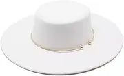[JANeGWXRUuW] Classic Bowler Hat Unisex Bowler Hat Large Brim Outing Photography Felt Flat for Outdoor