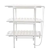 Home PVC Hydroponic Growing System with 108 Plant Sites and Water Pump
