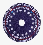 The Office TV Show Dwight Christmas Tree Skirt, The Office Tree Skirt