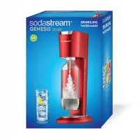 在飛比找Yahoo!奇摩拍賣優惠-Sodastream 氣泡水機 Deluxe(金屬紅)