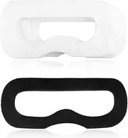 Geekria 100 Pcs Disposable Face Cover and Magic Stick Compatible with HTC Vive, Soft Breathable Non-Woven Fabrics for VR Headset