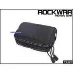 【野戰搖滾】ROCKWAR 迷你橫式雜物包【BK 黑色】MOLLE迷你雜物包配件包生存遊戲工具包手機腰包小型雜物包手機