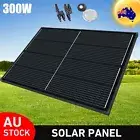 12V 300W Solar Panel Mono Fixed Home Caravan Camping Power Bank Battery Charging