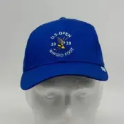 USGA Hats Mens OSFA Blue U.S Open 2020 Winged Foot Baseline Cap Strapback NEW